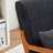 Mid-Century Modern Accent Chair with Pillow, Upholstered Arm Chair-1878403802-1851096883