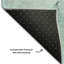 Premium Machine Washable Cerrito AMF502 Teal 10' x 14' Rug-103856599