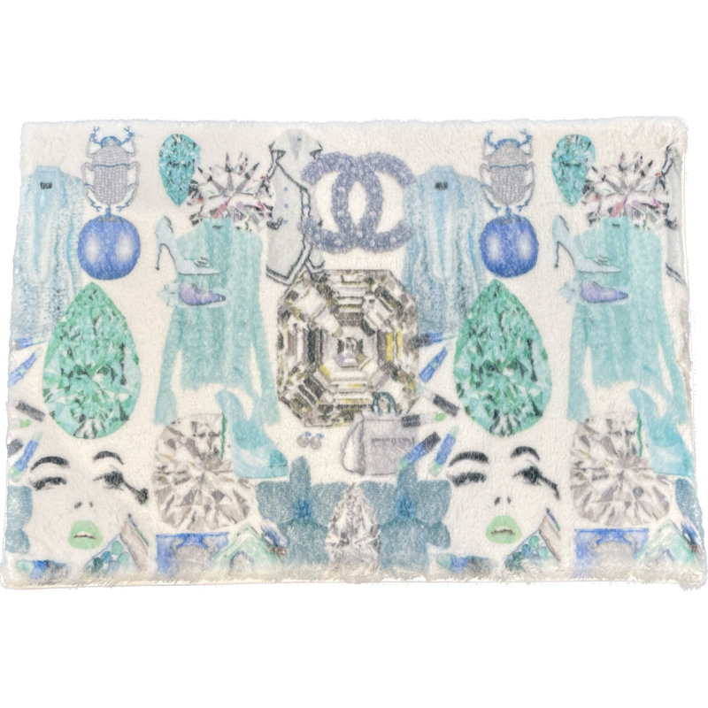 Bougie Women Nuevo Faux Fur Cloud Rectangle Washable Rug, Rectangle 3' x 5', Tiff