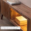 Meuble télé en bois massif au design simple-125216630