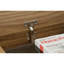 Bureau d'ordinateur compact avec rangement multiple
