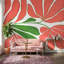 Décoration murale amovible sur fond blanc-126556616-126556613