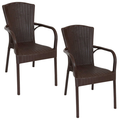 Fauteuil de patio empilable Beam