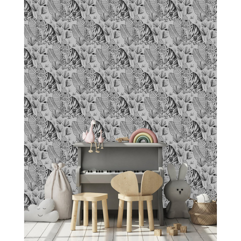Husch Abstract Tile, 2.08' W x 10.42' L
