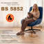 Upholstered Chenille Swivel Armchair-465197787