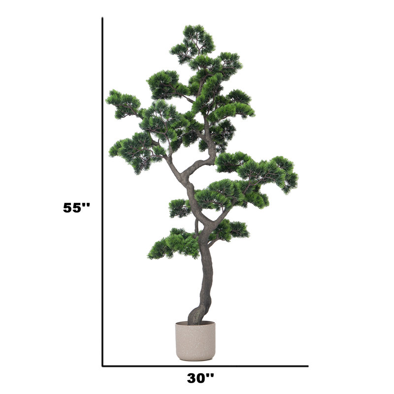 55" Artificial Faux Bonsai Tree