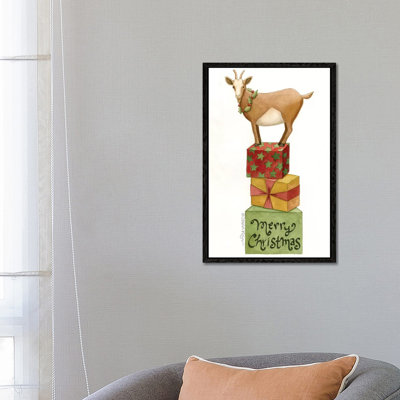 Goat Of Gifts by Teresa Kogut - Painting on Canvas