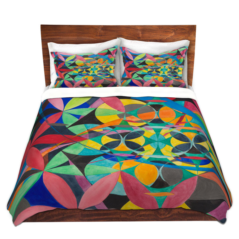 Ensemble de housse de couette en microfibre DiaNoche par Lorien Suarez - Geo Botanicals 50