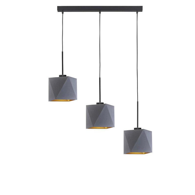 Herschel 3 - Light Kitchen Island Pendant, Grey