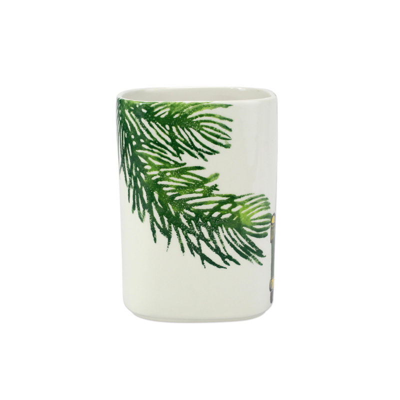 Nutcrackers Earthenware Square Utensil Crock