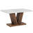47" Farmhouse Dining Table For 4-6 – White Kitchen & Dinner Table With Heavy-Duty Pedestal Base, Rustic Wooden Eating Table For Small Spaces, Apartments, Home Dining Room  (Table Only)-171766666-171766668