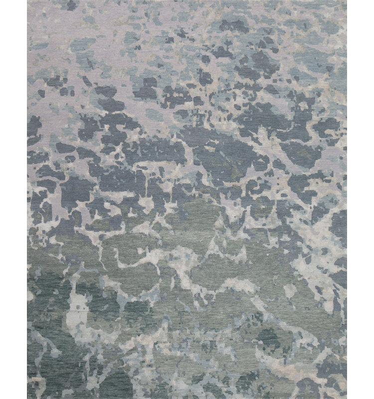 Contemporary Abstract Area Rug, Rectangle 8' x 10'