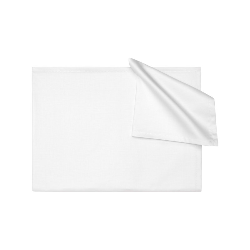 Alif Cotton Napkin, White