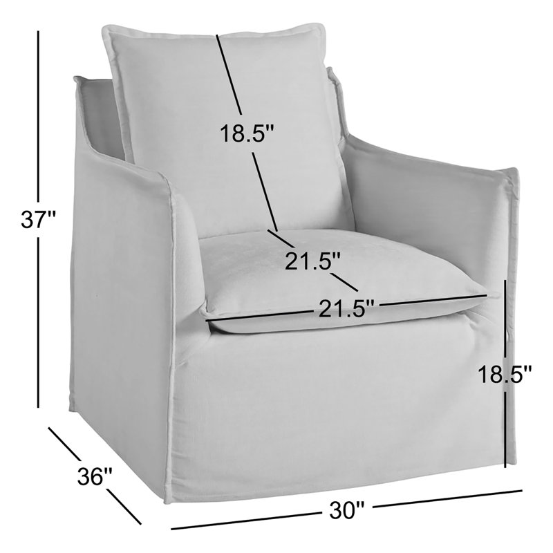 Siesta 76.2Cm Wide Polyester Swivel Armchair