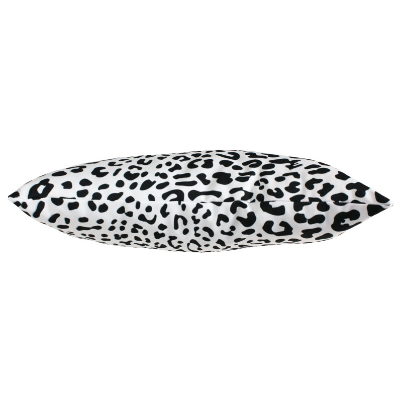 Animal Print Reversible Throw Pillow, Snow