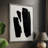 Triple Block Print II Framed Print - Solid Wood-785169333