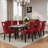 Modern Velvet Tufted Solid Wood Kitchen Chairs Upholstered Dining Chairs Set of 8-1929409418-1929409462