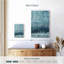 Avery Rain Abstract II bleu argenté-108243595