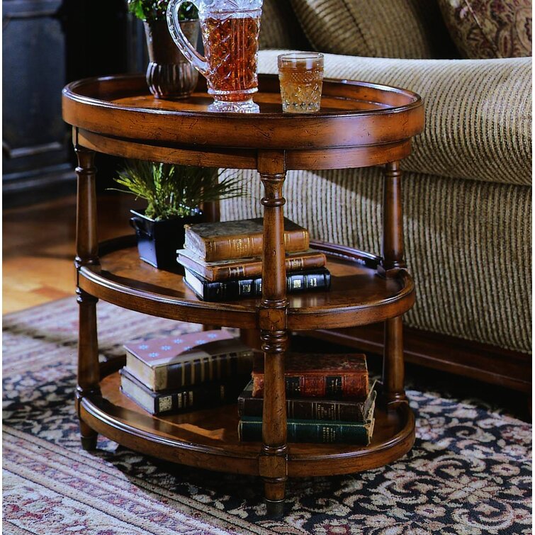 Seven Seas Solid Wood Tray Top End Table
