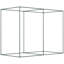 Tente de protection des plantes avec portes à fermeture à glissière pour jardin potager, cour arrière, noir 6 pi x 3 pi Outsunny