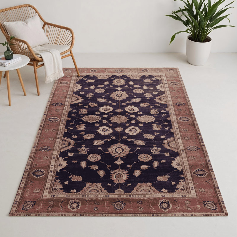 Tapis mauve intérieur et extérieur surteint, Rectangle 9 pi x 12 pi