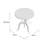 Caihe Iron Top End Table