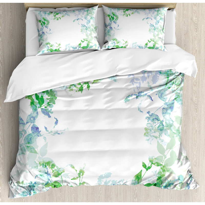 Traditional Floral Duvet Cover, King