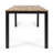 Wood Outdoor Table With Strong Iron Legs, 34" D X 69.77" W 30" H Hand Crafted Console Base, 30
