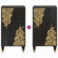Solid Wood Rectangle Accent Cabinet