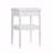 White 1-Drawer Nightstand-1853660475
