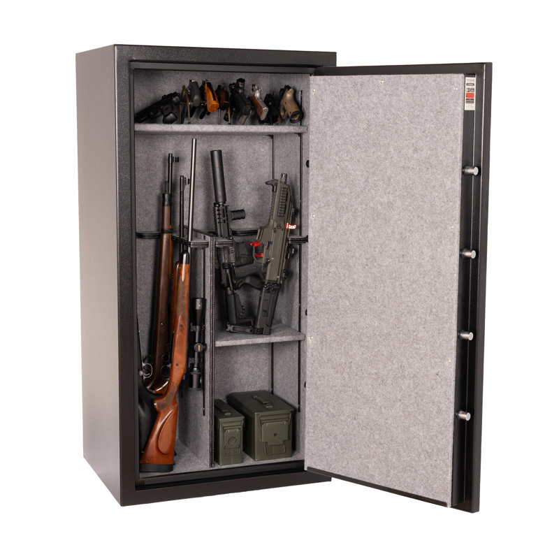 Tracker Safe E26, 26 armes à feu, 30 minutes de résistance au feu, verrouillage mécanique / à cadran, 26 canons