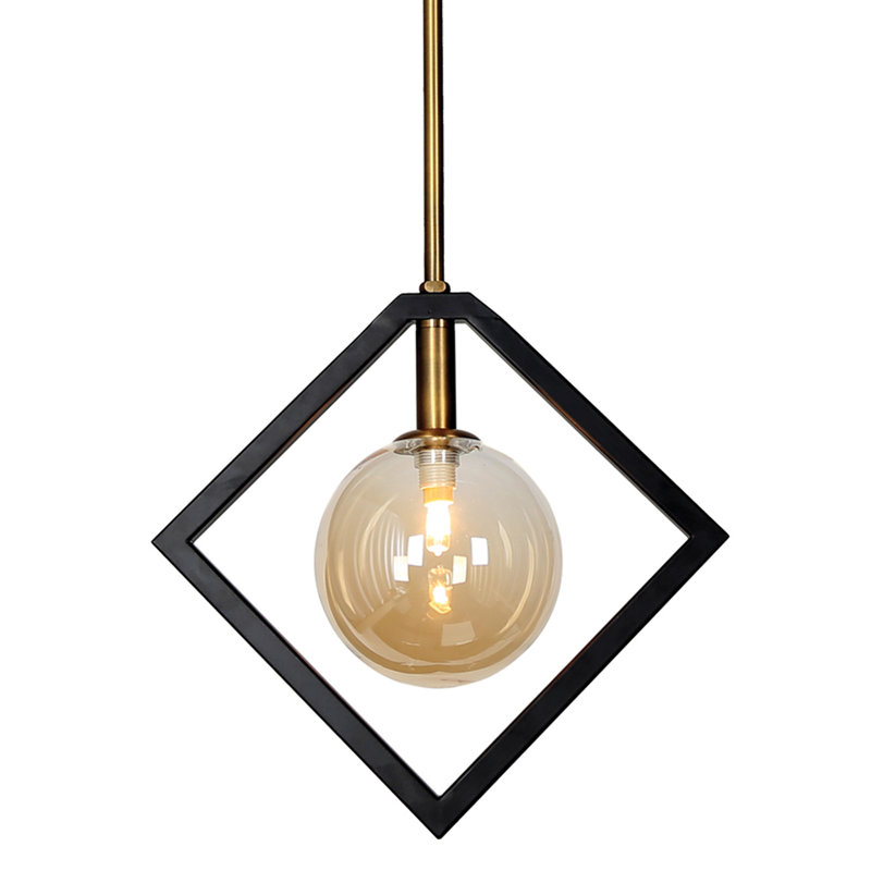 Luminaire suspendu géométrique 1 lumières simple Cerda