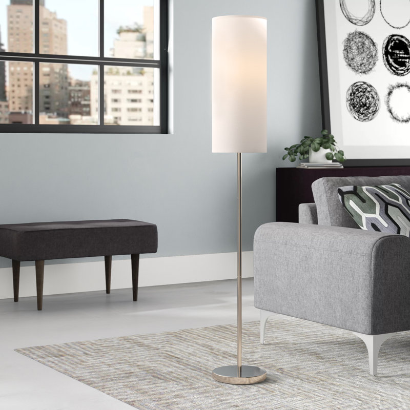 Caladendra 59"H With Fabric Shade Floor Lamp