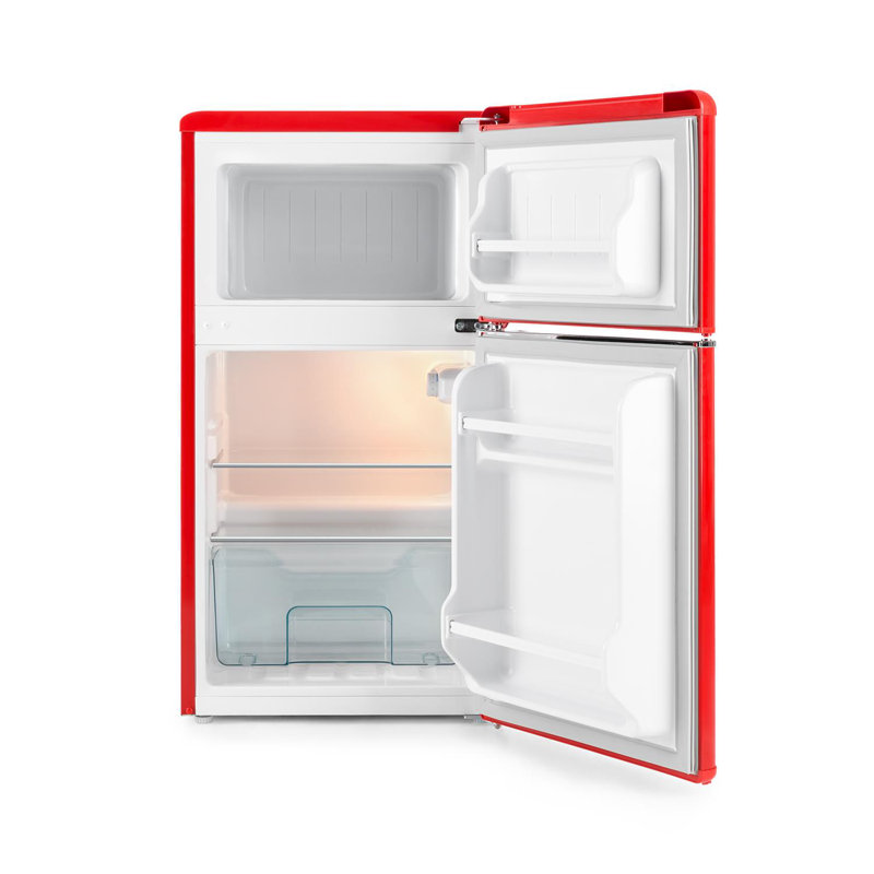 Klarstein Monroe 61m³ L Freestanding Mini Fridge, Red