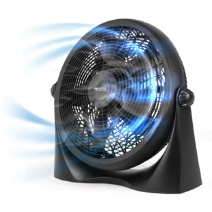 CCPAC Series Commercial Cool Floor Fan For Home, Garage, Bedroom, Or Office, Cooling Fan For Floor With 3 Fan Settings, Quiet Floor Fan With Adjustable Tilt Angle And Sturdy Base