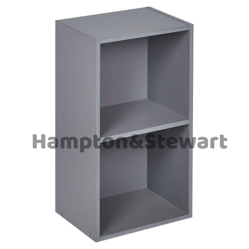 Dondrell 53.6 cm H x 30 cm W Cube Bookcase, Grey