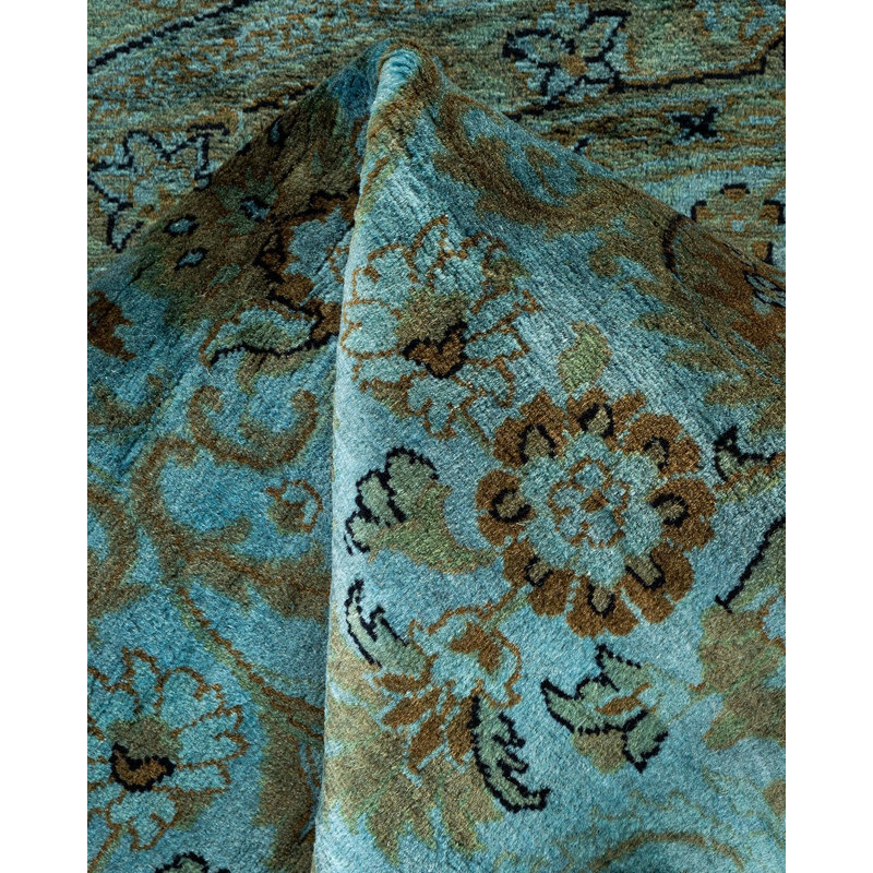 Fine Vibrance One-of-a-Kind 8' 1" X 8' 1" Hand Knotted Area Rug