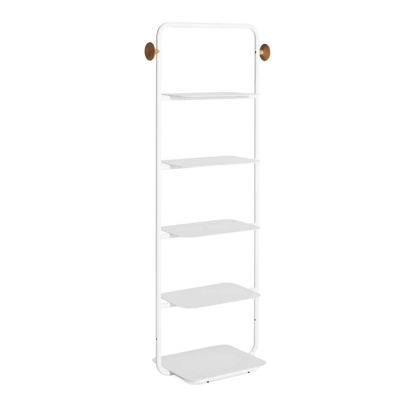 Garden Party 28'' W Steel Shelving Unit, White