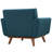 Carson Carrington Sigtuna Wooden Leg Mid-century Armchair-827474669