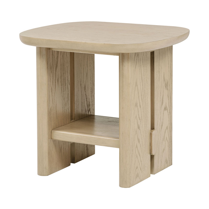 Table de bout l 26,4 po, brun