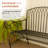 Stainless Steel Outdoor Bench