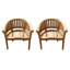 Teak Manhattan Wide Arm Chair Set-1017514036