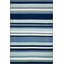 Tapis décoratif moderne à rayures bleues-393084718