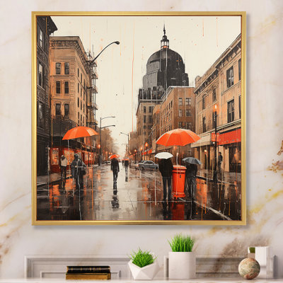 Kansas City Rainy City Views  - Kansas City Wall Art