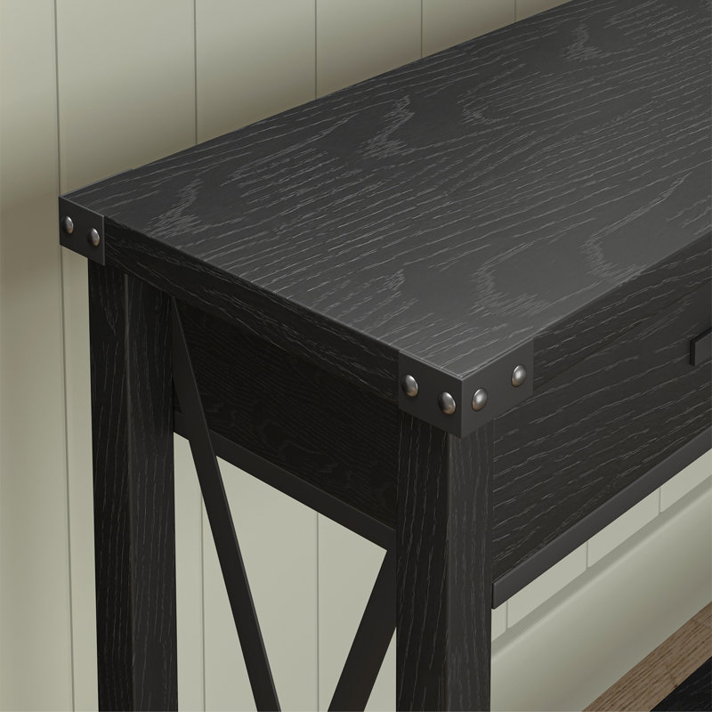 109.2cm Console Table, Black
