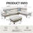 3 - Piece Semi Pu Synthetic Leather Sectional-1208695494