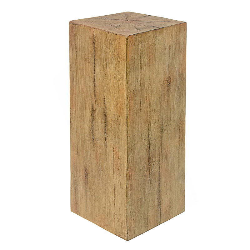 Square-Column End Table, Natural