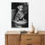 Dog Reading Newspaper Vintage Dog Wall Art Print 1 Piece Wrapped Canvas Wall Art-1999016415