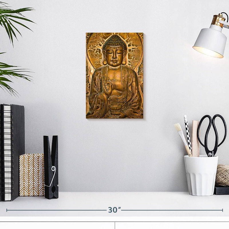 Adella Buddha Mural, 12" H x 8" W