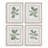 Uttermost Fiddle Head Leaf Botanical Prints Set/4